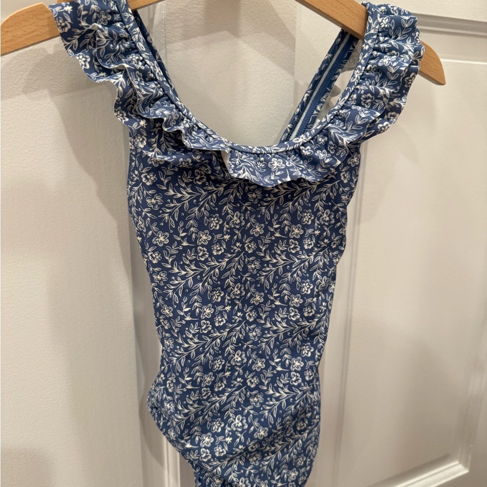 Cyrillus Blue Floral Swimsuit
